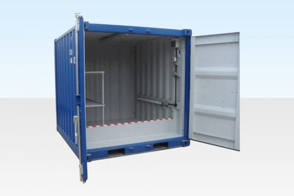 8ft x 8ft erhöhter Bunded Store