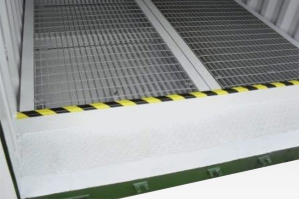 40ft x 8ft Open Mesh Floor Bunded Store – Bild 2