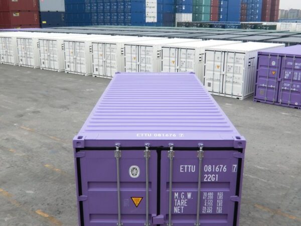 20 Fuß Container - lila – Bild 2