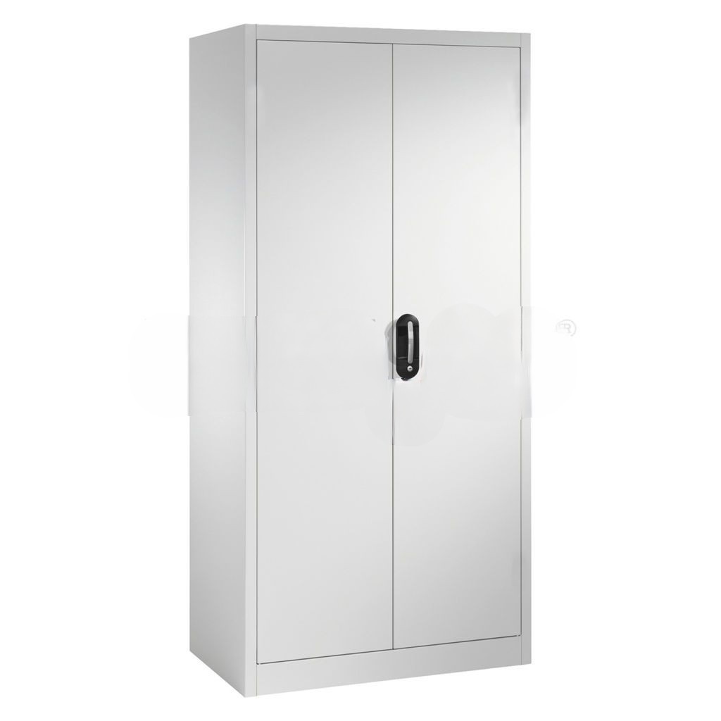 Cabinet material cabinet with 2 hinged doors, 6 shelves and 8 drawers
