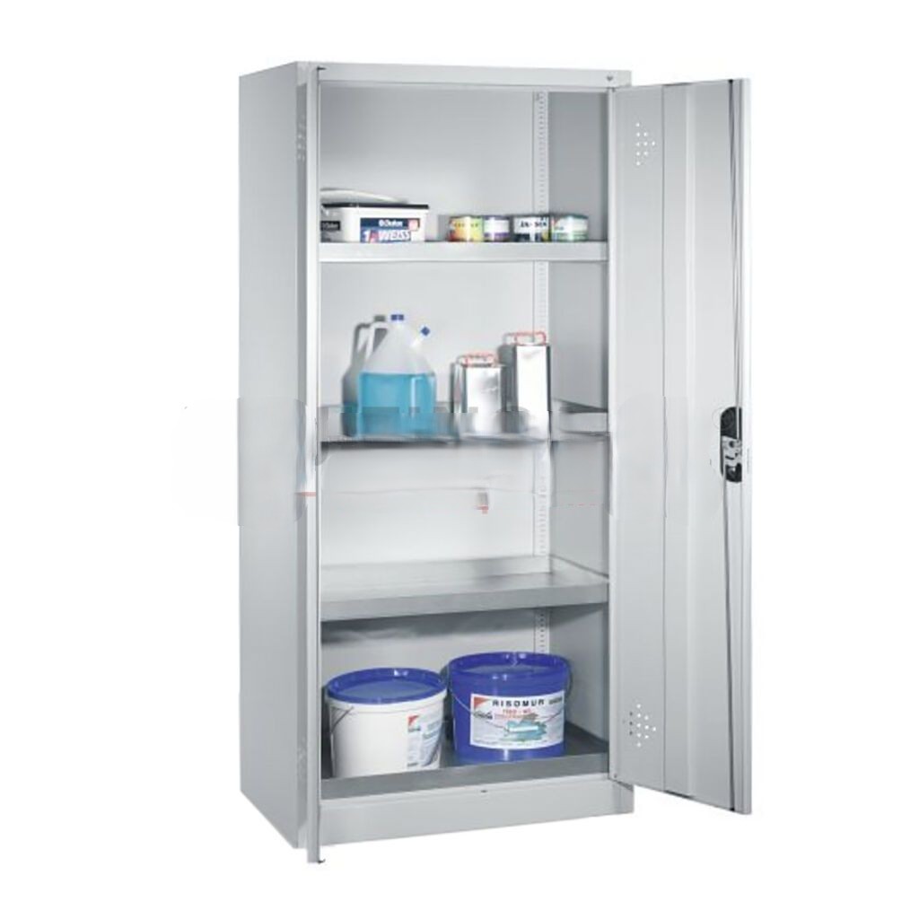 Cabinet occasional cabinets with 2 perforated hinged door and 4 retention basins – Bild 2