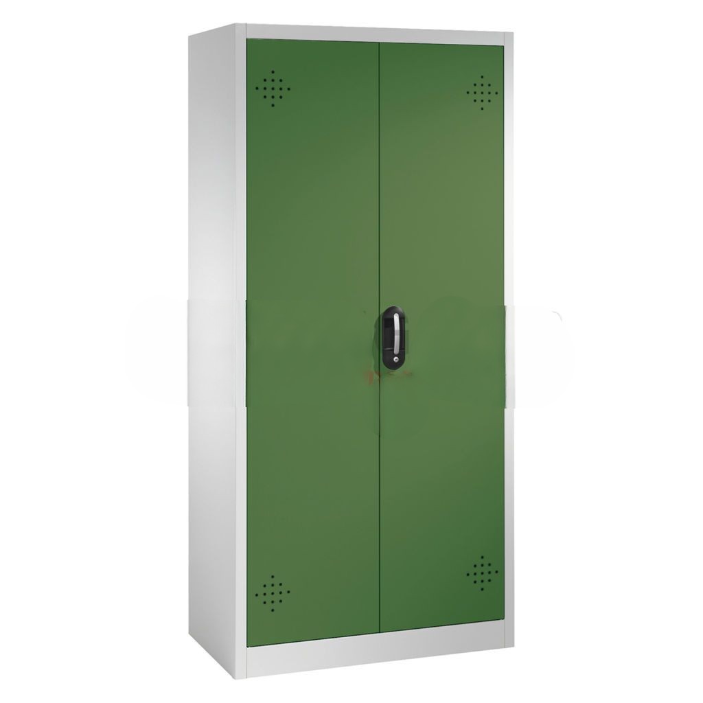 Cabinet occasional cabinets with 2 perforated hinged door and 4 retention basins