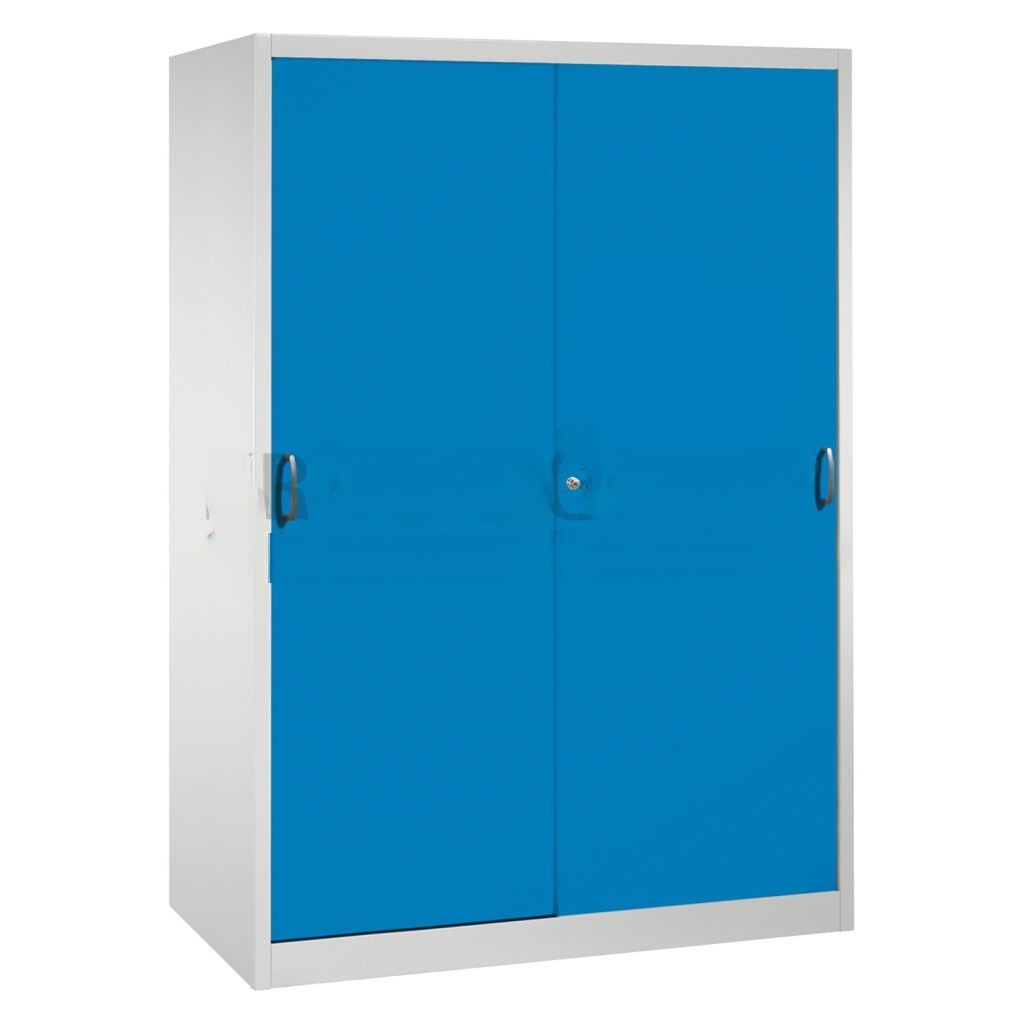 Cabinet sliding door cabinet with 2 sliding doors and 8 floors